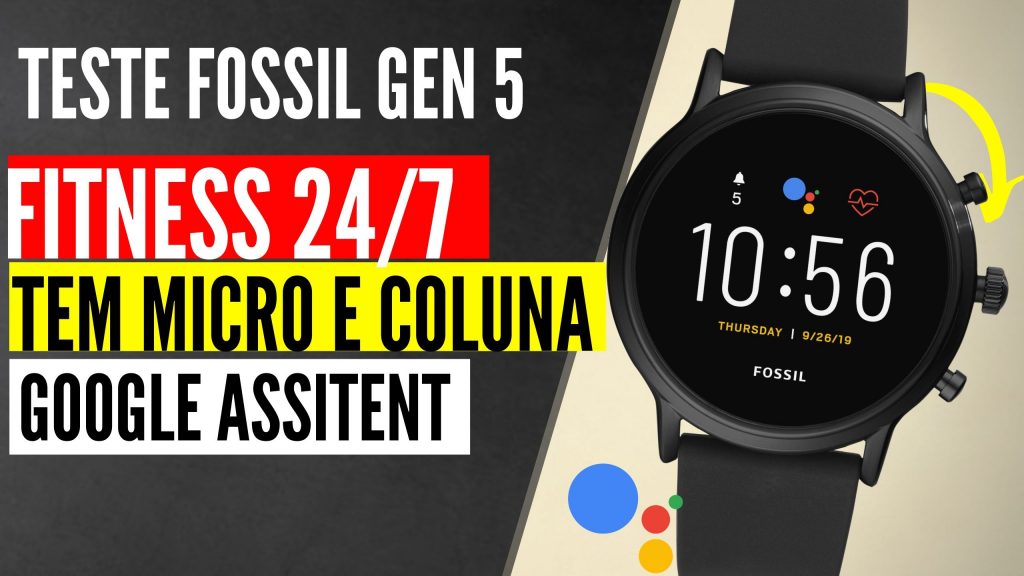 Teste do Fossil Gen 5 Review Fitness Smartwatch