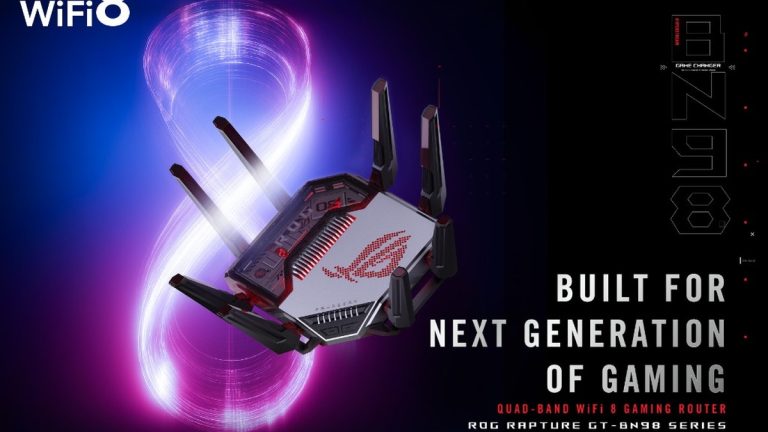 ASUS Revela Routers ROG Rapture GT-BN98 e ZenWiFi BN12 com Wi-Fi 8